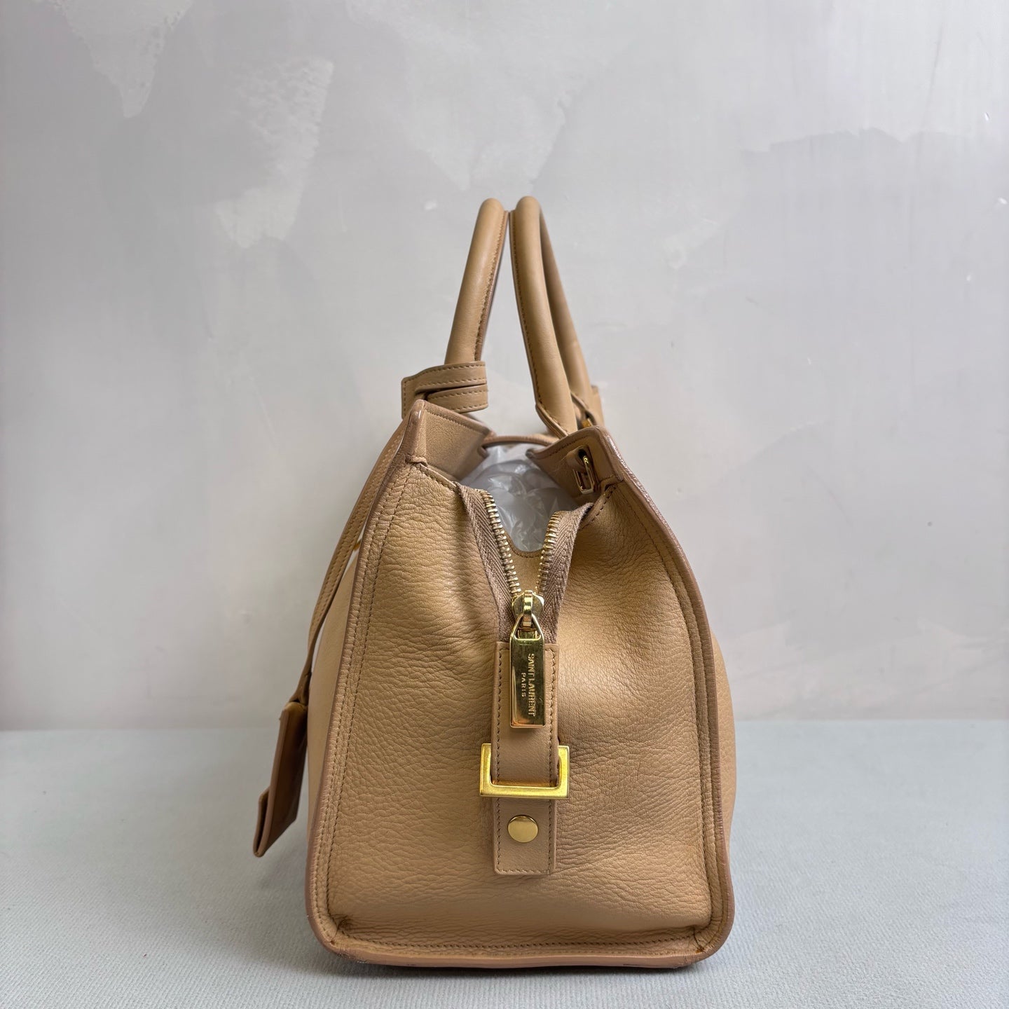 SAINT LAURENT Cabas Y扣 Crossbody Tote Bag 98% New Size 30*22.5
