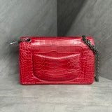 Chanel 2.55 series large crocodile hand-held shoulder bag, dimensions 31*20*9, retail price 348000!