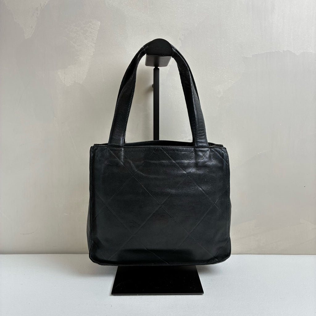 Chanel Vintage Second-Hand BOUTIQUE Series Large Diamond Quilted Tote Hobo Hippie Bag 22*18