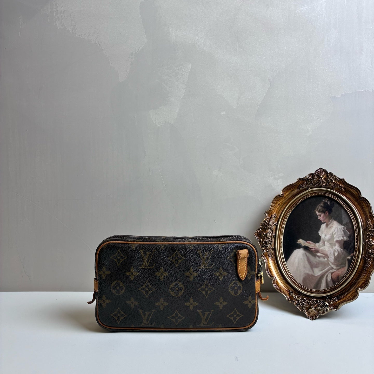 Louis Vuitton Monogram Clutch 2005 No Shoulder Strap 95% New Size 22*12.5