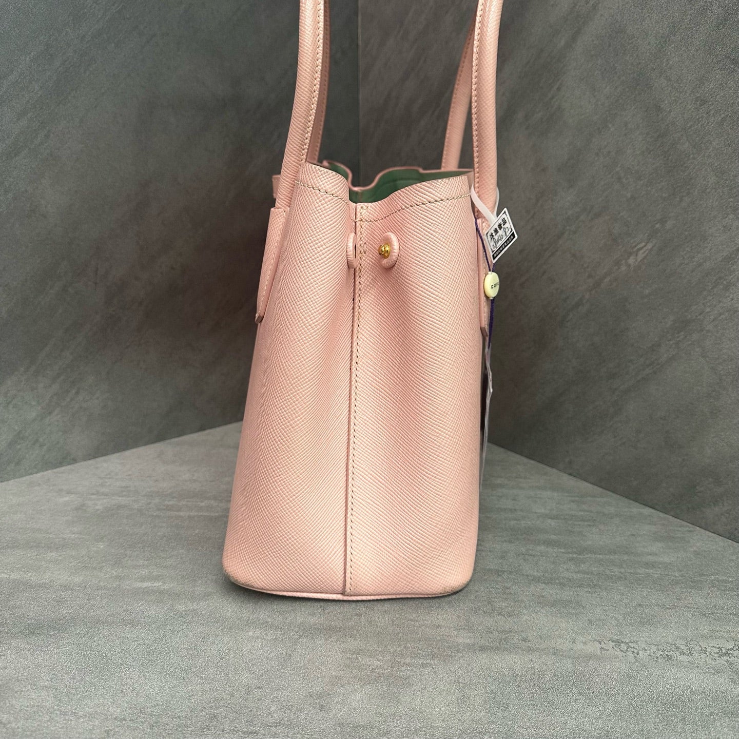 Prada Pink Double Bag Handbag 32*23
