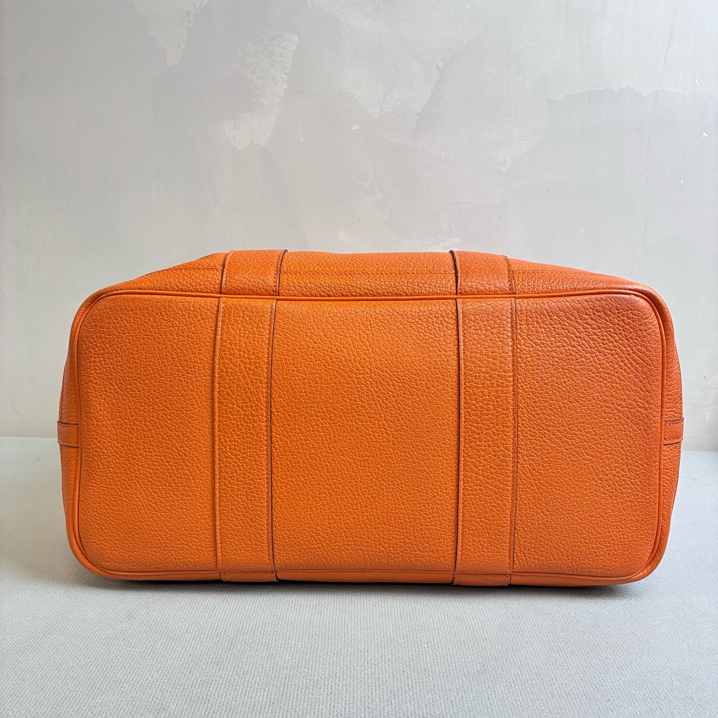 Hermès 99% New Garden Party 36 Orange with Silver Hardware