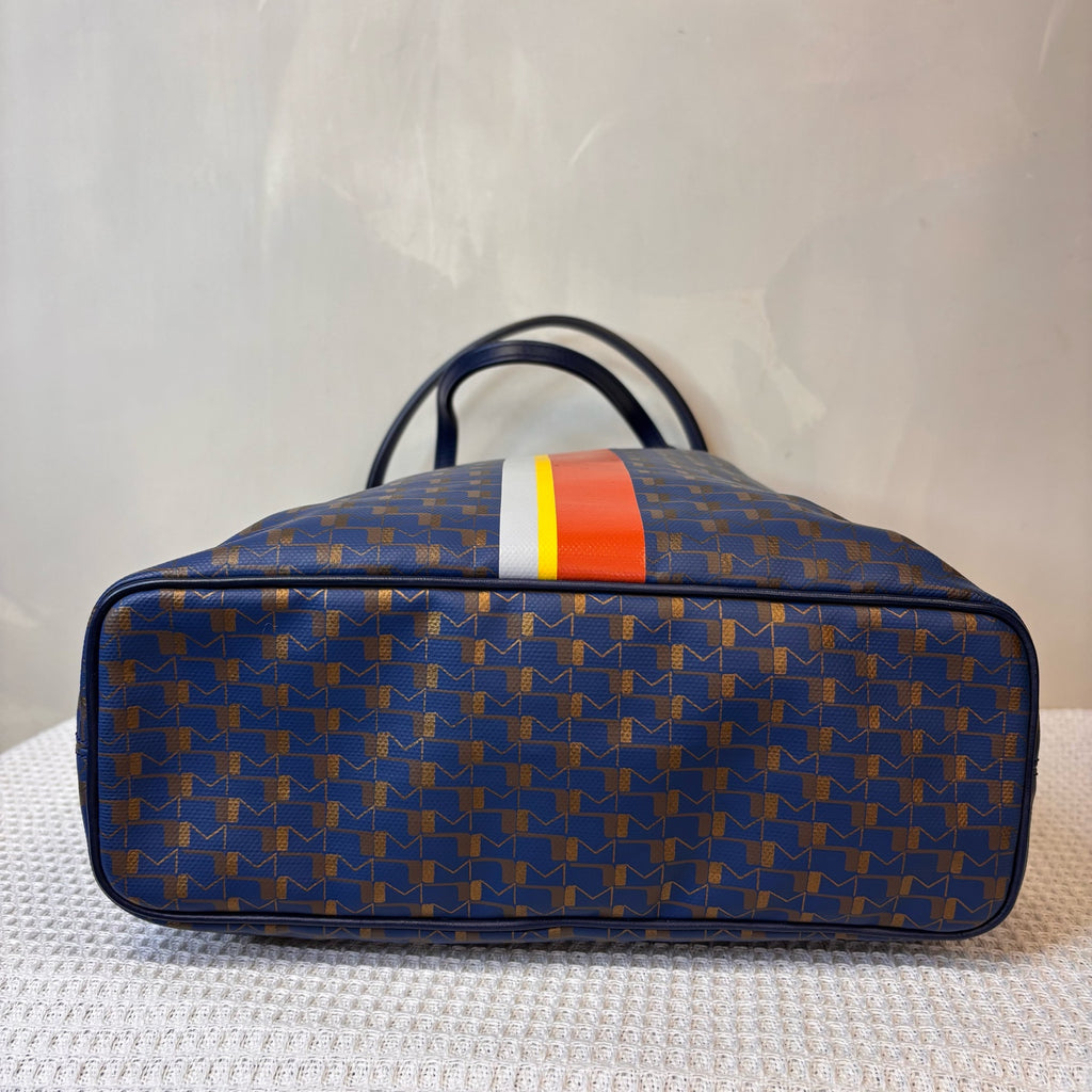 Moynat Brand New 99 Navy Blue Vertical Tote Bag Size 31*29
