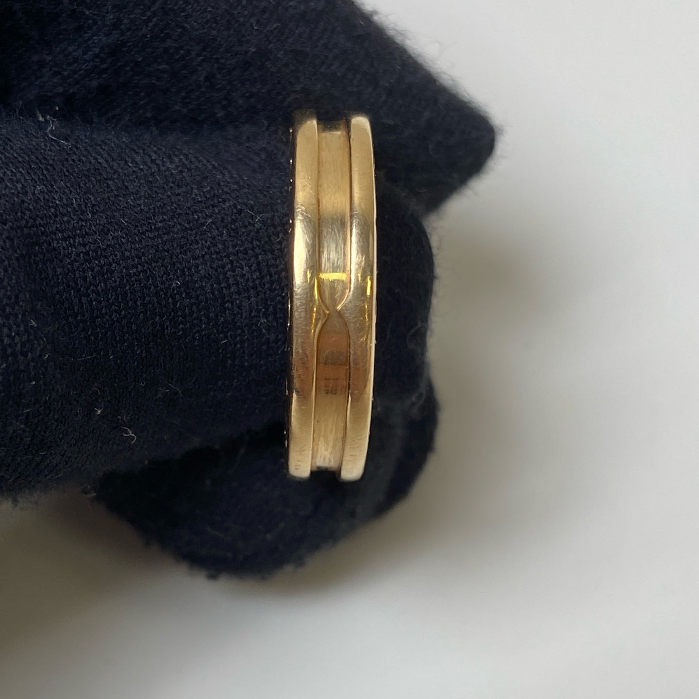 Bvlgari B.zero1 Ring 18K Rose Gold Size 51, 98% New, Single Ring