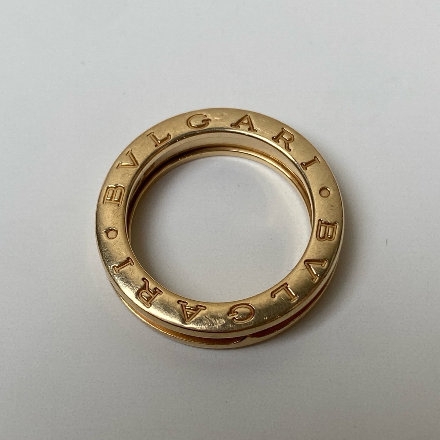 Bvlgari B.zero1 Ring 18K Rose Gold Size 51, 98% New, Single Ring
