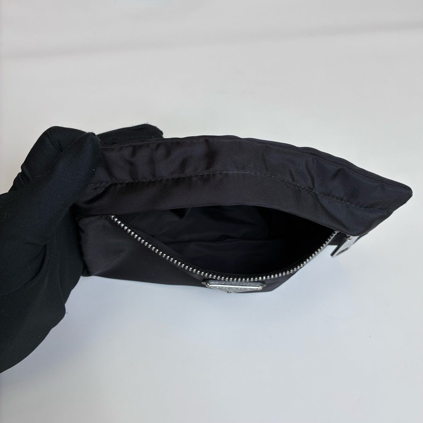 Prada Gemini Nylon Crossbody Bag Waist Bag 99% New Large Size 18.5*12 Small Size 14*12