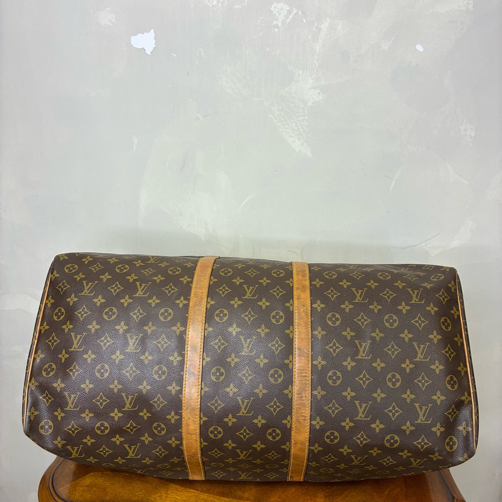 LV Louis Vuitton Keepall 55 Monogram Canvas Travel Bag 1991 60x27x34cm
