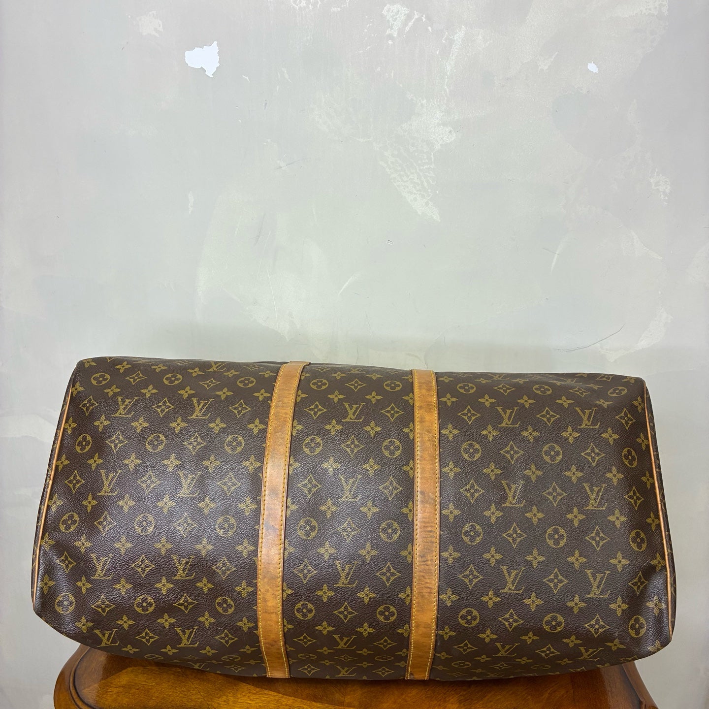 LV Louis Vuitton Keepall 55 Monogram Canvas Travel Bag 1991 60x27x34cm