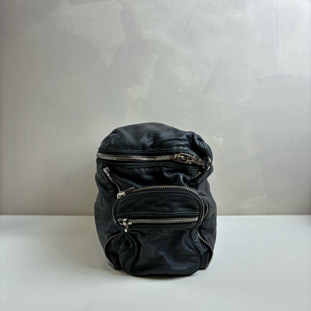 Alexander Wang / Alexander Wang Janet Shoulder Bag Black Soft Lambskin Material Size: 30*