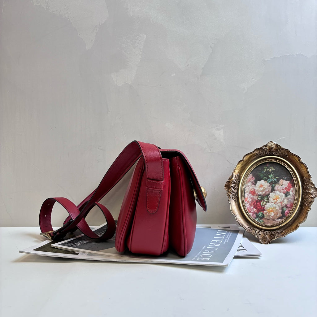 CELINE Vintage Crossbody Bag Classic Box Fashion Tofu Square Bag Shoulder Bag Second Hand 99% New