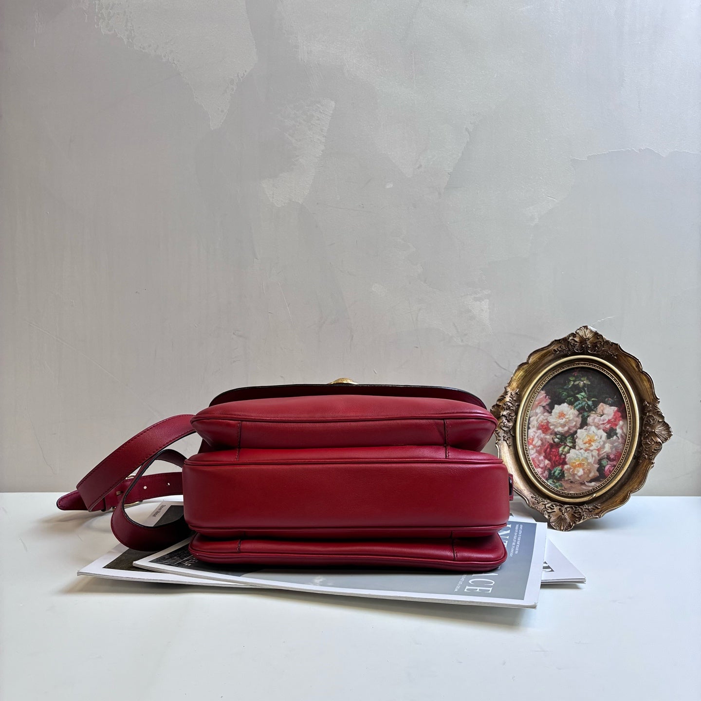 CELINE Vintage Crossbody Bag Classic Box Fashion Tofu Square Bag Shoulder Bag Second Hand 99% New