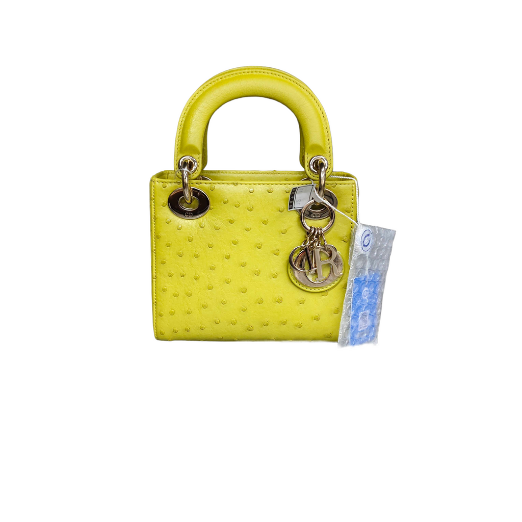 Dior Lady Dior Bag in Green with Three Compartments, 2021 Code