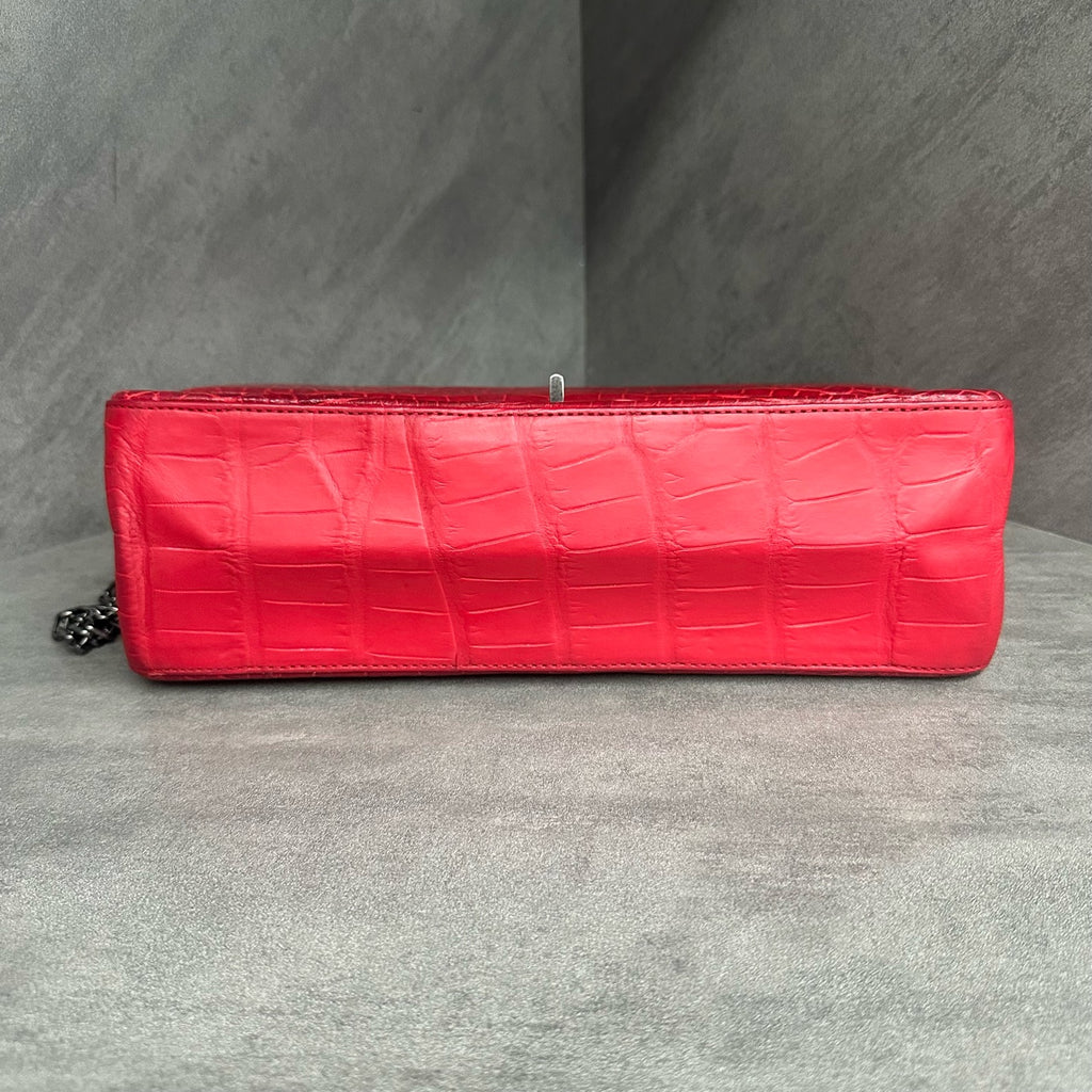 Chanel 2.55 Series Large Crocodile Tote Shoulder Bag, Size 31*20*9, Retail Price 348,000!