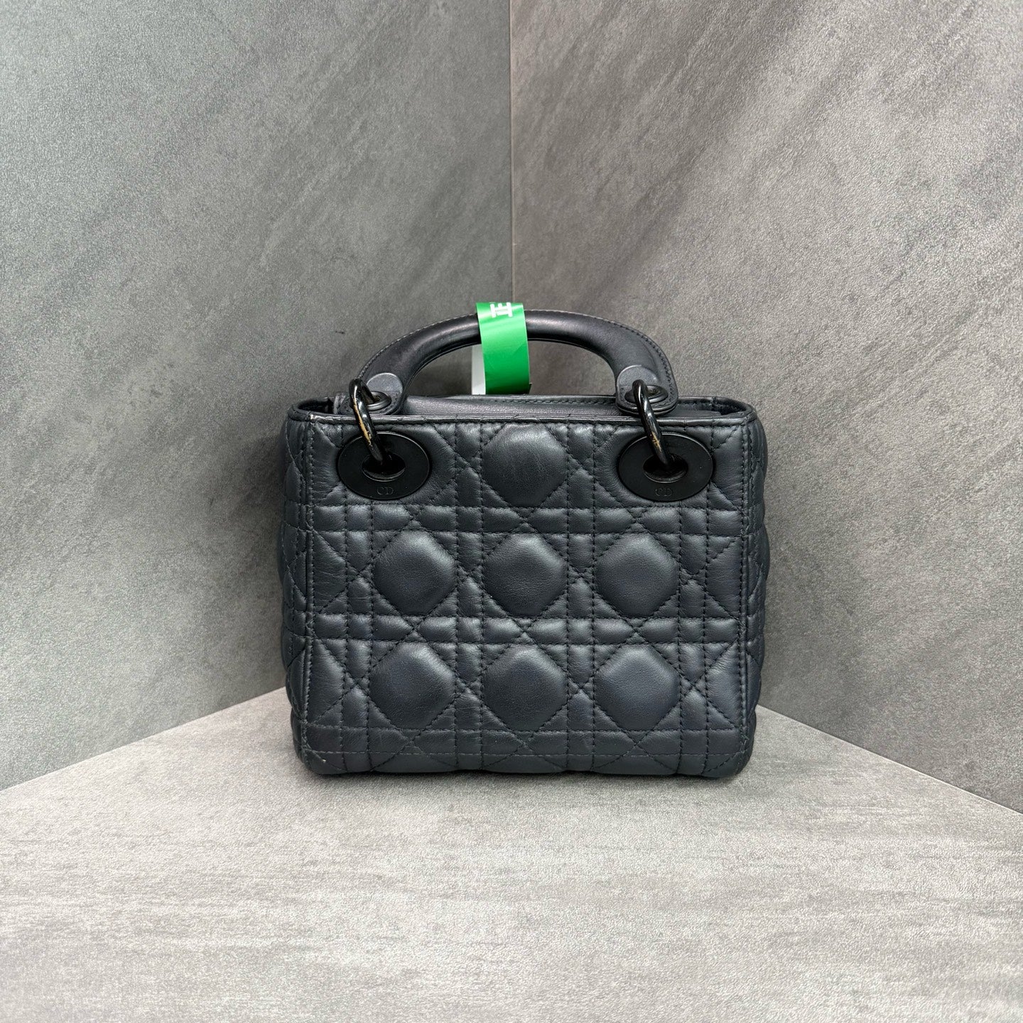 Dior Lady Dior 3-grid Matte Black Sheepskin, 2020 serial code, original condition