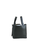 Hermes / Hermès Picotin 18 Basket P Stamp, 99% New   Dimensions: 18 x 13 x 18 cm   Color: Etain (Tin Gray)   Includes lock