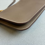 Hermes 99% New K Stamp Zipengo To Go Elephant Gray Pig Nose Underarm Bag Size 21.5*1