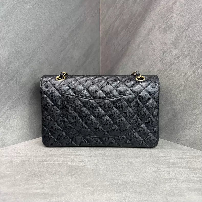 99 | Chanel /Chanel CF medium black gold hardware