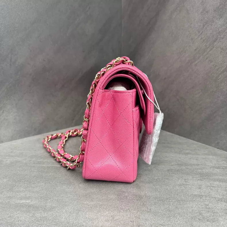 Chanel Chanel CF small pink gold hardware 26