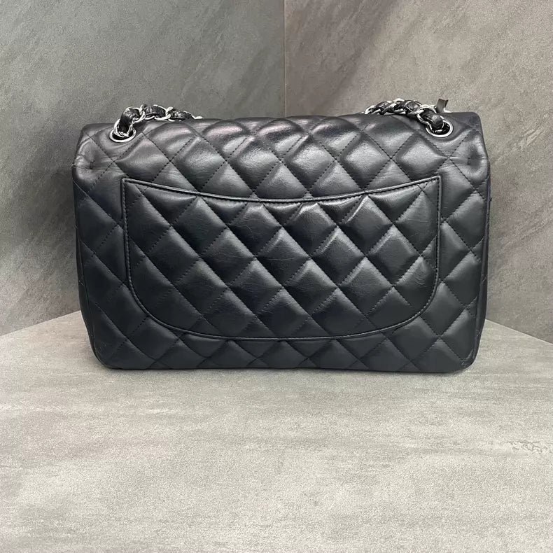 Chanel Chanel cf jumbo lambskin chain bag 16