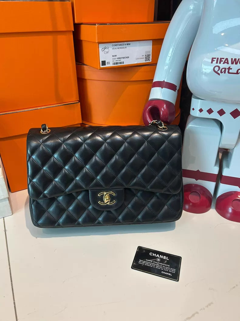 98 Chanel CHANEL lambskin Jumpo large 16