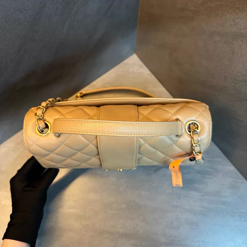 Chanel Chanel milk tea gold hardware 26*17