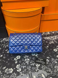 Chanel Chanel cf medium lambskin blue 13