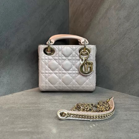 Dior Lady Dior lambskin gold hardware 17 20