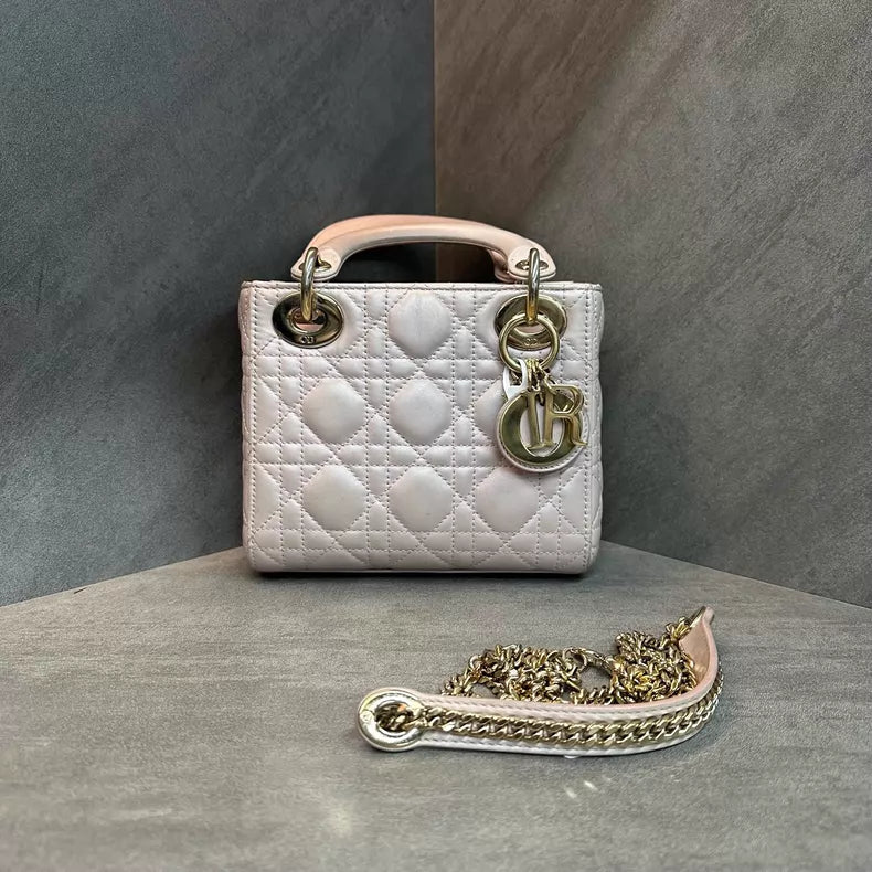 Dior Lady Dior lambskin gold hardware 17 20