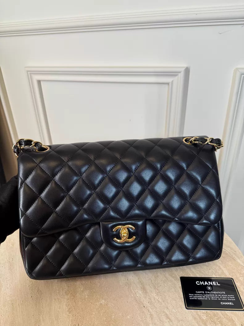 Chanel Chanel CF lambskin jumbo 16