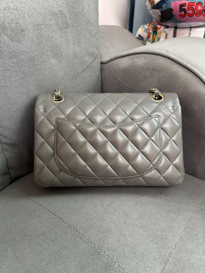 Chanel Chanel gray CF small gold hardware in stock