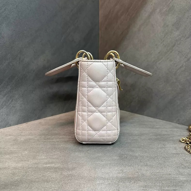 Dior Lady Dior lambskin gold hardware 17 20
