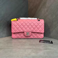 Chanel cf medium pink lambskin 18