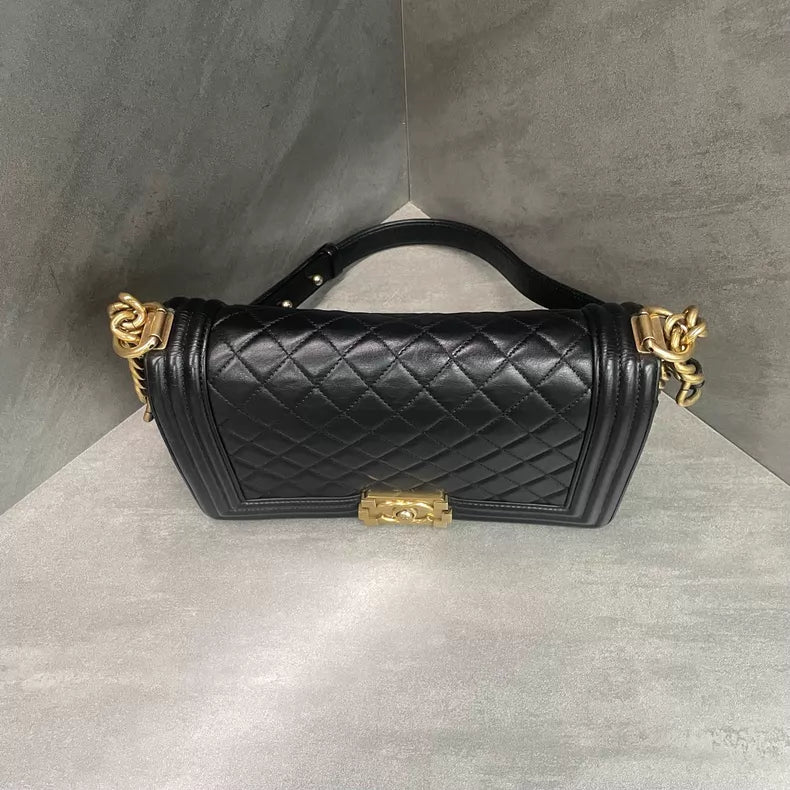 CHANEL Chanel Leboy medium lambskin 19 in stock
