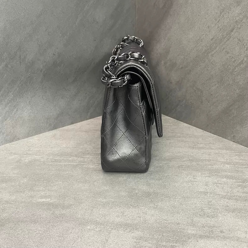 Chanel Chanel CF medium silver hardware lambskin