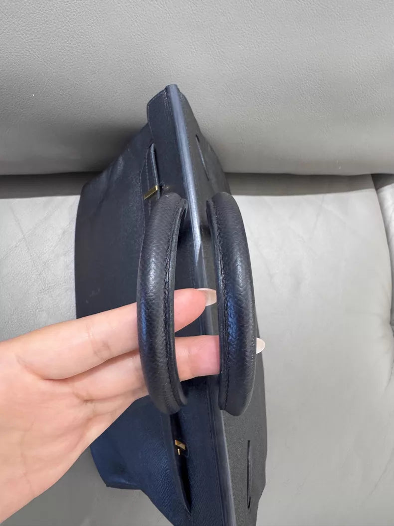 Hermes爱马仕Birkin黑色金扣35尺寸Epson皮T