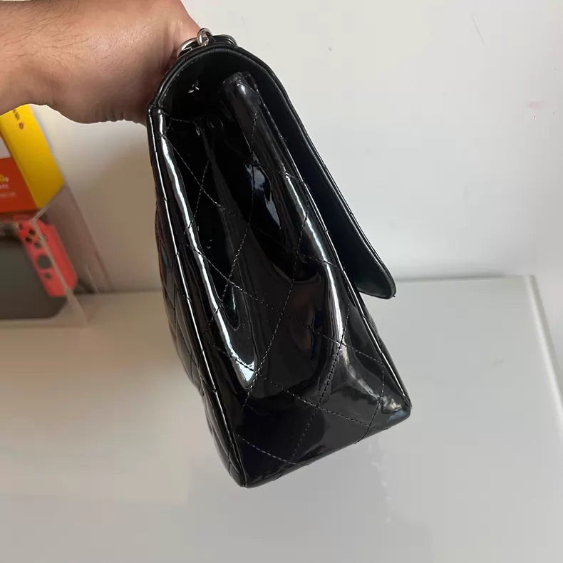Chanel CF jumbo patent leather 132263