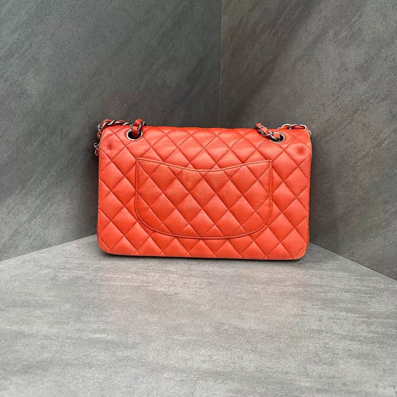 Chanel Chanel CF medium orange red lambskin 20