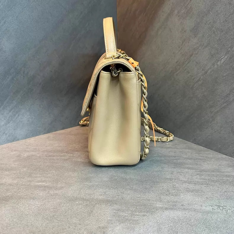 Chanel Chanel milk tea gold hardware 26*17