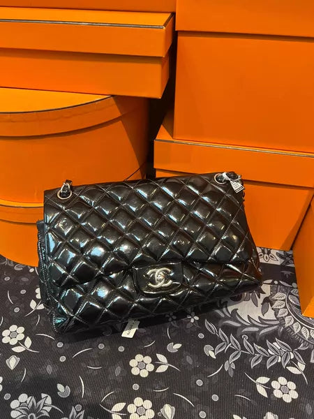 Chanel Chanel cf patent leather jumbo