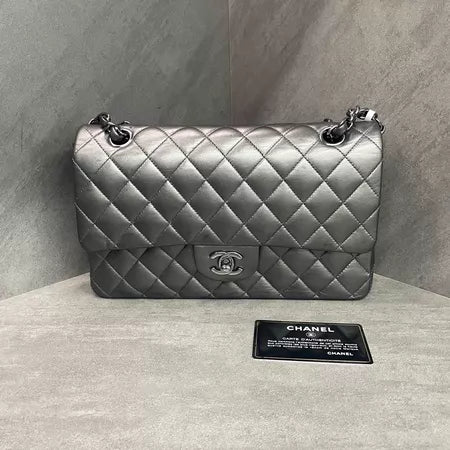 Chanel Chanel CF medium silver hardware lambskin