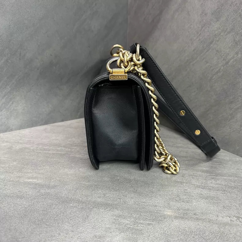 CHANEL Chanel leather leboy chain bag crossbody bag 2