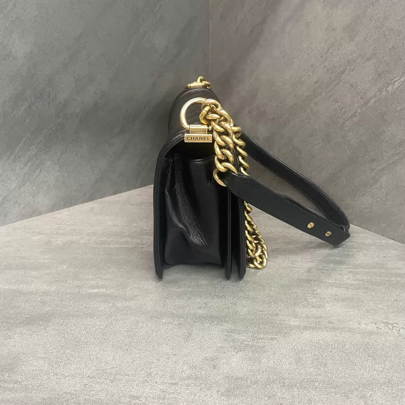 CHANEL Chanel Leboy medium lambskin 19 in stock