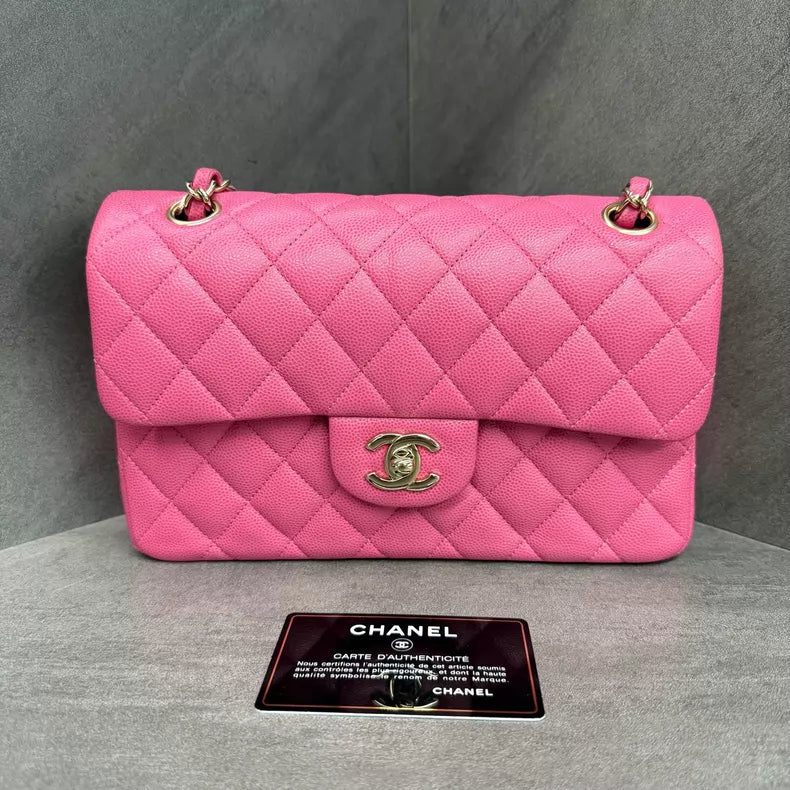 Chanel Chanel CF small pink gold hardware 26