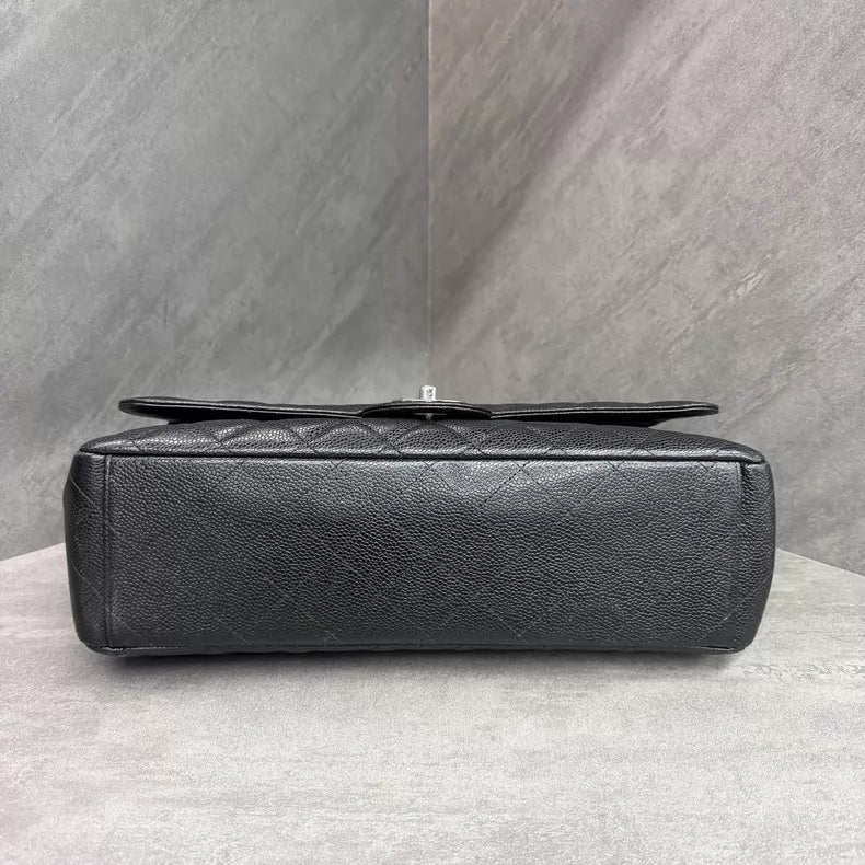 Chanel Chanel cf maxi pebbled leather 14