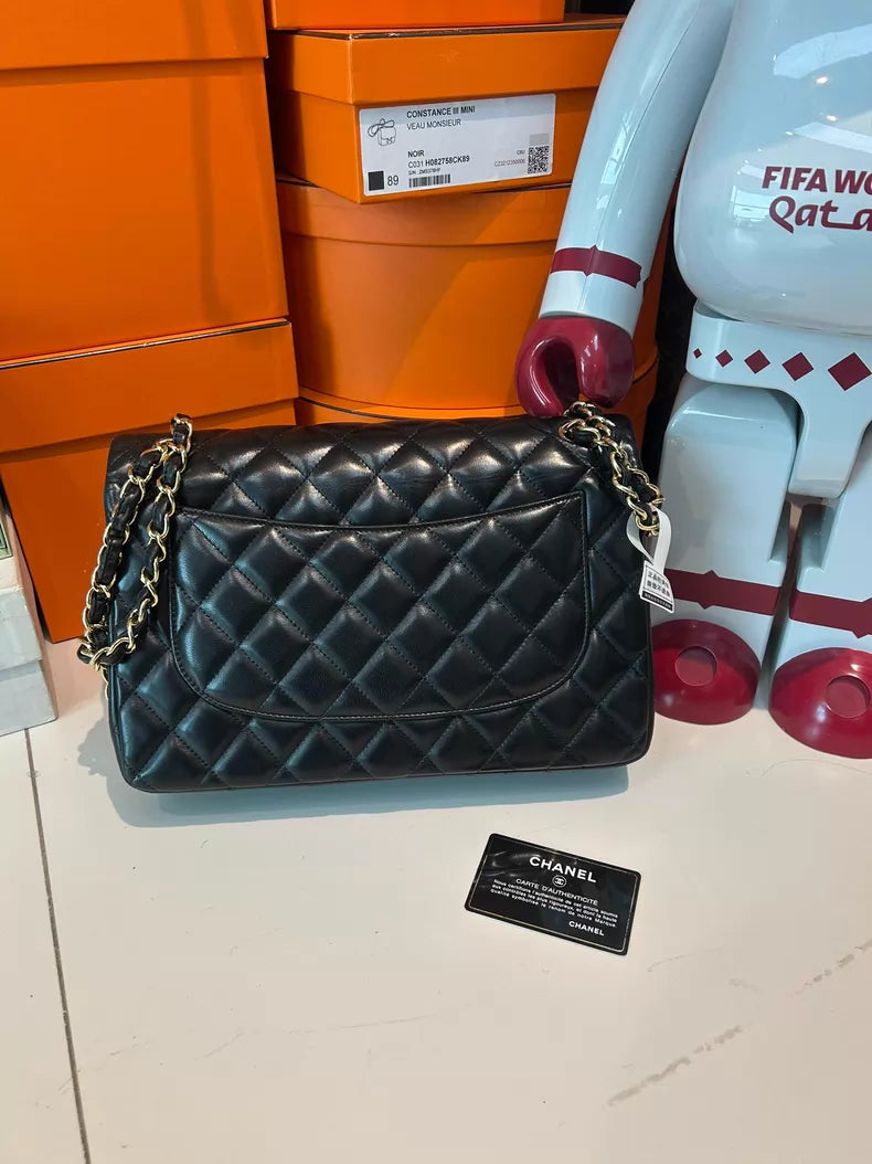 98 Chanel CHANEL lambskin Jumpo large 16