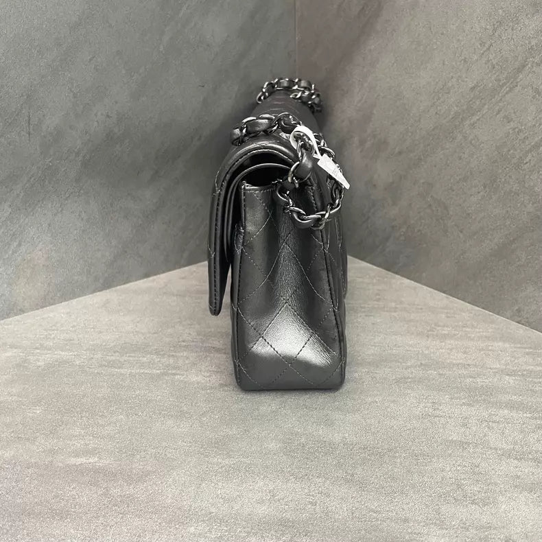 Chanel Chanel CF medium silver hardware lambskin