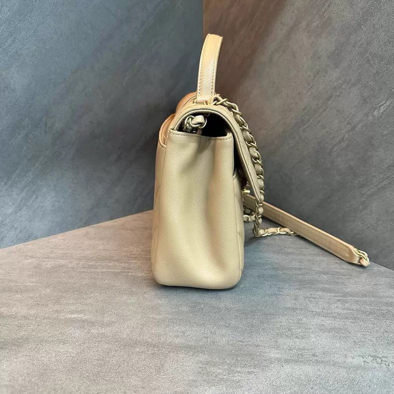 Chanel Chanel milk tea gold hardware 26*17