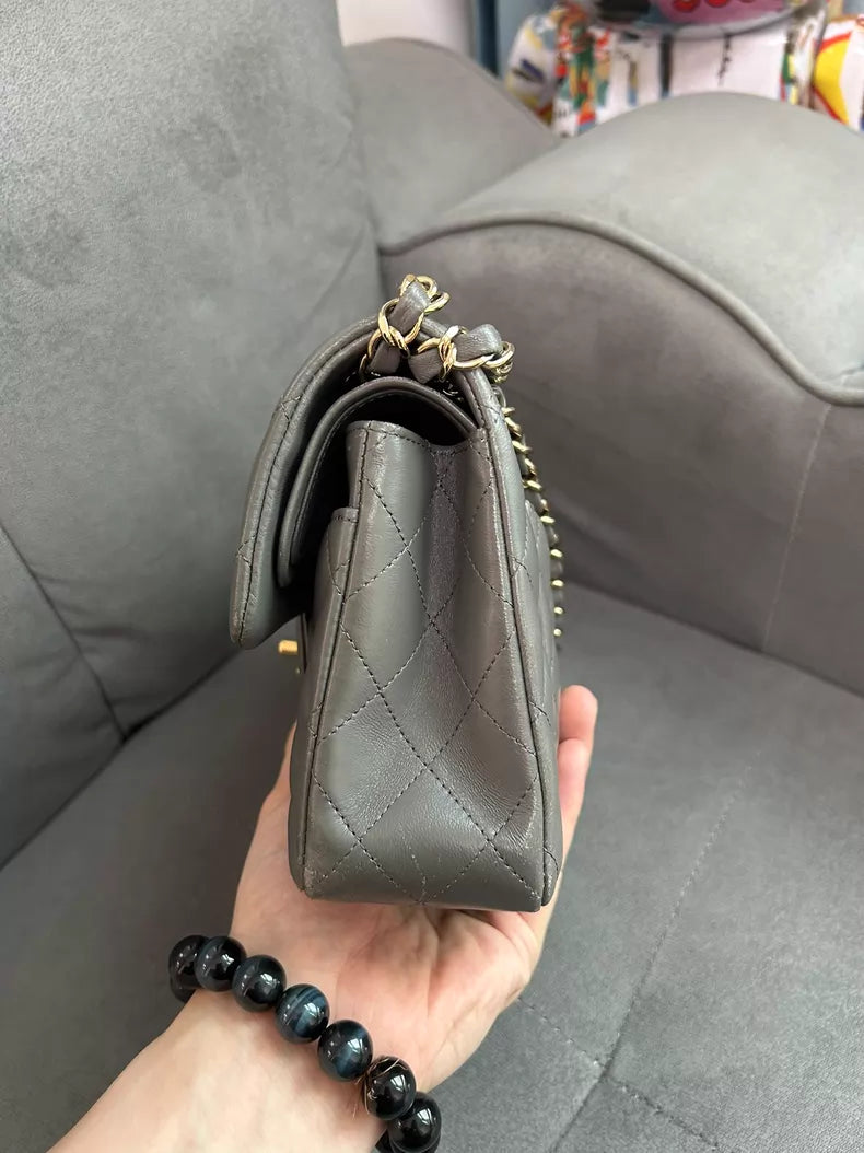 Chanel Chanel gray CF small gold hardware in stock
