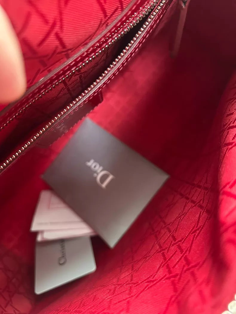 Dior Dior Lady Dior patent leather red 18