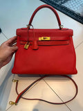 Hermes Hermes kelly 32 Togo red